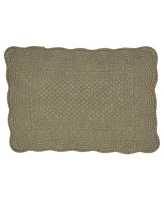 Saro Lifestyle Charming Quilted Placemat, Set of 4