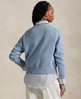 Polo Ralph Lauren Women's Bear Crewneck Sweater