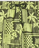 Mode of One Men's Vacation Palm Pull-On Shorts, Exclusively at Macy's