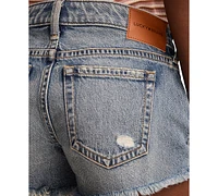 Lucky Brand Women's Distressed Low-Rise Festival Shorts