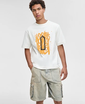 Mode of One Men's Spray Relaxed-Fit Graphic T-Shirt, Exclusively at Macy's