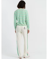 Chinti & Parker Women's Cotton Peanuts Racquet Club Sweater