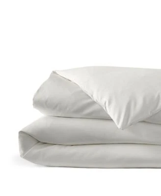 Lands End 400 Thread Count Premium Supima Cotton No Iron Sateen Duvet Bed Cover