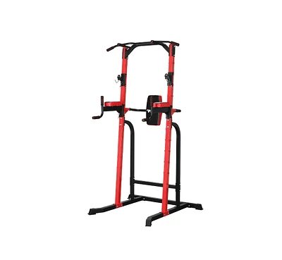 Zenova Pull Up Bar Dip Bar Power Tower Workout Dip Station Height