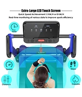 2.25 Hp Electric Motorized Folding Treadmill with Led Display