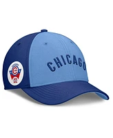 Nike Men's Royal/Light Blue Chicago Cubs Rise Swoosh Performance Flex Hat