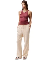 Calvin Klein Jeans Women's Double Gauze Pull-On Pants