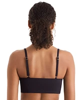 Mimi Flamingo Women's Blake Ribbed V-Neck Midkini Top