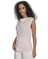 Calvin Klein Women's Sleeveless Cowl Neck Top