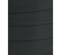 Crystal Doll Juniors' Bandeau Ruched Jersey Bodycon Dress