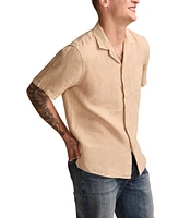 Lucky Brand Men's Short Sleeve Camp Collar Shirt