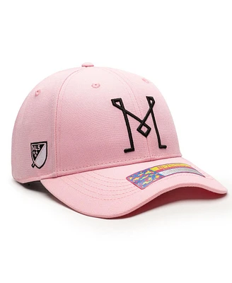 Fan Ink Men's and Women's Pink Inter Miami Cf Adjustable Hat