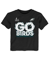 Fanatics Toddler Black Philadelphia Eagles Super Bowl Lix Champions Local T-Shirt