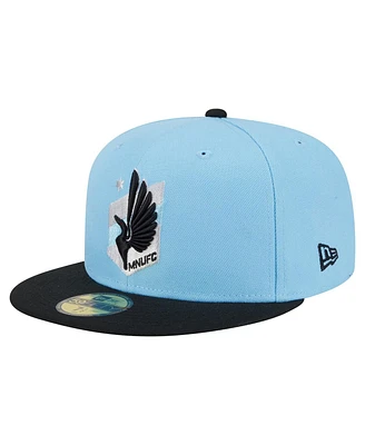 New Era Men's Light Blue Minnesota United Fc 2025 Kickoff 59FIFTY Fitted Hat