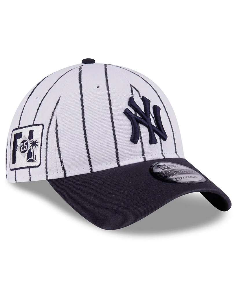 New Era Big Boys and Girls White New York Yankees 2025 Spring Training 9TWENTY Adjustable Hat