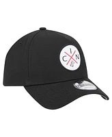 New Era Men's Black Cincinnati Reds 9FORTY A-Frame Adjustable Hat