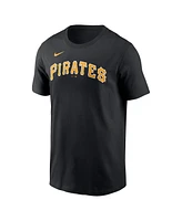 Nike Big Boys and Girls Paul Skenes Black Pittsburgh Pirates Name Number T-Shirt