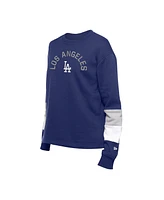 New Era Women's Blue Los Angeles Dodgers Game Day Color Pullover Sweatshirt