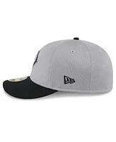 New Era Men's Gray/Black Chicago White Sox 2025 Batting Practice Low Profile 59FIFTY Fitted Hat