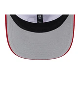 New Era Men's White/Red Cleveland Guardians 2025 Batting Practice 9SEVENTY Stretch-Snap Trucker Hat