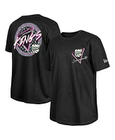 New Era Black Sacramento Kings Glow-in-the-Dark T-Shirt