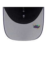 New Era Men's Navy Tampa Bay Rays 2025 Mlb Clubhouse 9FORTY M-Crown Adjustable Hat