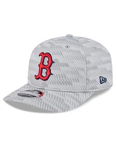 New Era Men's Gray Boston Red Sox 2025 Mlb Clubhouse 9SEVENTY Stretch-Snap Hat