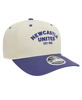 New Era Men's Tan Newcastle United Contrast Visor 9FIFTY Adjustable Hat