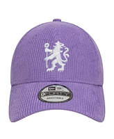 New Era Men's Purple Chelsea Corduroy 9FORTY Adjustable Hat