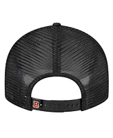 New Era Men's Black Cincinnati Bengals Low Profile 9FIFTY Snapback Hat