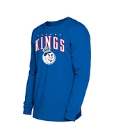 New Era Men's Blue Sacramento Kings 2024/25 City Edition Long Sleeve T-Shirt