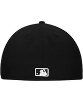 New Era Men's Black Toronto Blue Jays Troop Chant Camo Undervisor 59FIFTY Fitted Hat