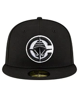 New Era Men's Black La Clippers 59FIFTY Fitted Hat