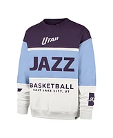 '47 Brand Men's and Women's Light Blue Utah Jazz 2024/25 City Edition On Five Maximalist Pullover Sweatshirt