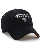 Stoney Clover Lane x '47 Brand Men's and Women's Black Las Vegas Raiders Field Goal Clean Up Adjustable Hat