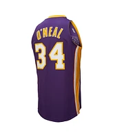 Mitchell & Ness Men's Shaquille O'Neal Purple Los Angeles Lakers 2000 Nba All-Star Game Authentic Jersey