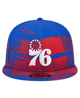 New Era Big Boys and Girls Royal Philadelphia 76ers Tip-Off 9FIFTY Snapback Hat