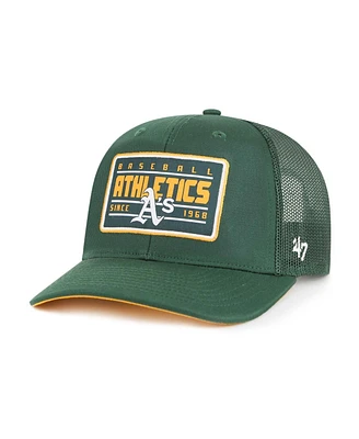 '47 Brand Men's Green Oakland Athletics Hardline Trucker Adjustable Hat