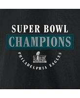 Fanatics Men's Black Philadelphia Eagles Super Bowl Lix Champions Big Tall Pullover Hoodie