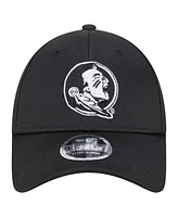 New Era Men's Black Florida State Seminoles Pivot 9FORTY Stretch-Snap Adjustable Hat