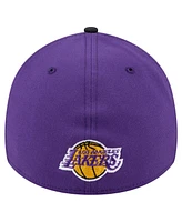 New Era Men's Purple Los Angeles Lakers Sport Night 39THIRTY Flex Hat
