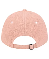 New Era Women's Light Pink San Francisco 49ers Cozy Sherpa 9FORTY Adjustable Hat