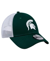 New Era Men's Green Michigan State Spartans Trucker 9FORTY Adjustable Hat