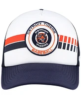 47 Brand Men's White/Navy Detroit Tigers Cooperstown Collection Pack Express Trucker Adjustable Hat