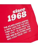 Mitchell & Ness Men's Red Atlanta Hawks Team Origins T-shirt