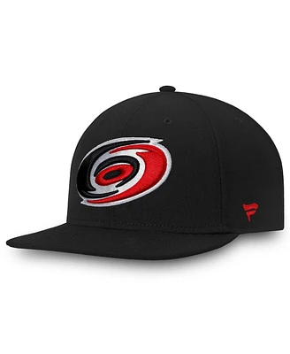 Fanatics Men's Black Carolina Hurricanes Core Fitted Hat