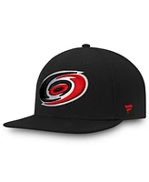 Fanatics Men's Black Carolina Hurricanes Core Fitted Hat