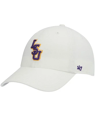 '47 Brand Men's White Lsu Tigers Vintage Clean Up Adjustable Hat