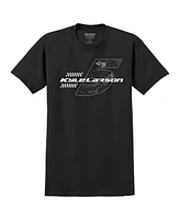 Hendrick Motorsports Team Collection Men's Black Kyle Larson Tonal Tri-Blend T-Shirt
