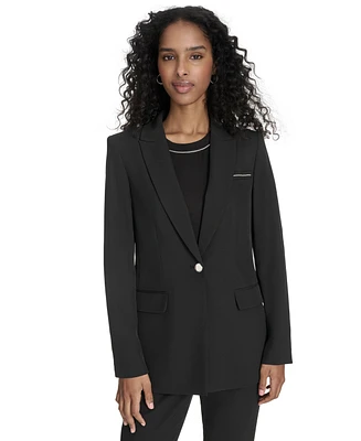 Calvin Klein Women's One-Button Blazer